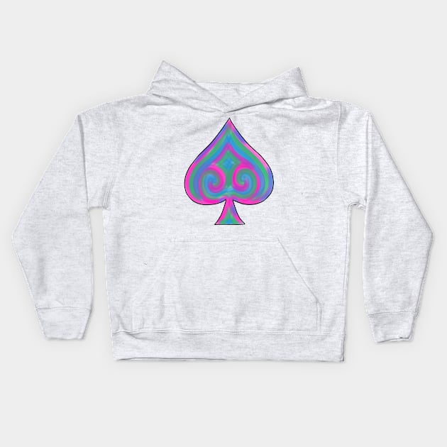 Proud Aces: Polysexual Kids Hoodie by Bestiary Artistry